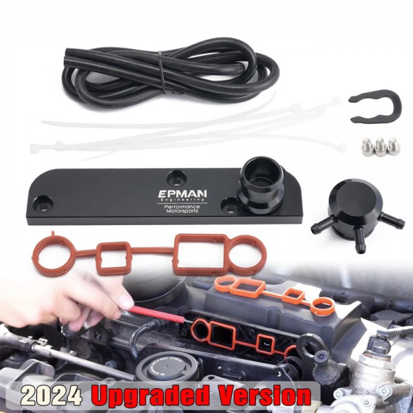 картинка Адаптер PCV (вентиляции картера) VW GTI 2.0T FSI MK5 MK6, AUDI A3 A4 T магазин  StreetTuning 