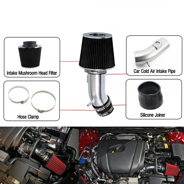 картинка Холодный впуск с нулевиком для Mazda3 Mazda6 2.5L L4 2014-2018 магазин  StreetTuning 