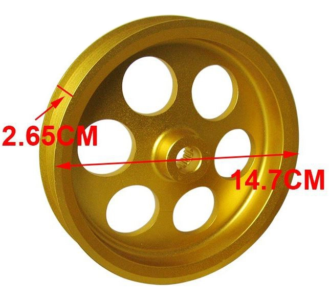 картинка Облегченные шкивы для Toyota Supra JZA80, Toyota Soarer,Toyota Aristo , золотой магазин  StreetTuning 