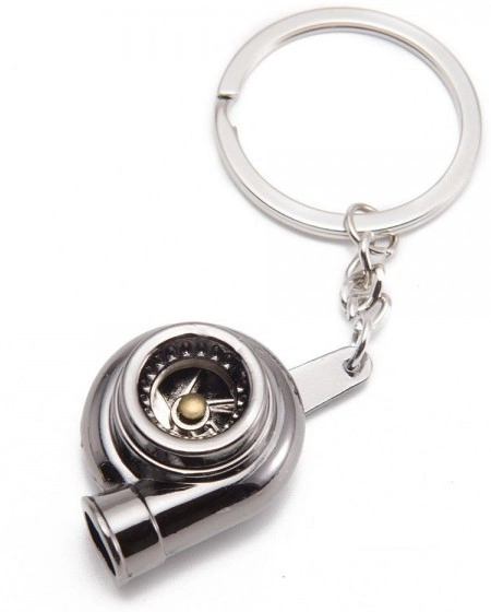 картинка Брелок турбина, полированная титан магазин  StreetTuning 