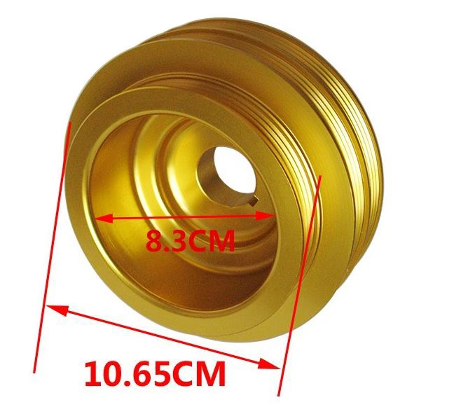 картинка Облегченный шкив для Honda Civik 1992-2000 B-серии VTEC , золотой магазин  StreetTuning 
