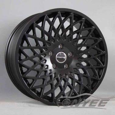 картинка Новые диски Stuttgart STX R18 5X112 ET45 J8,5, черные матовые магазин  StreetTuning 