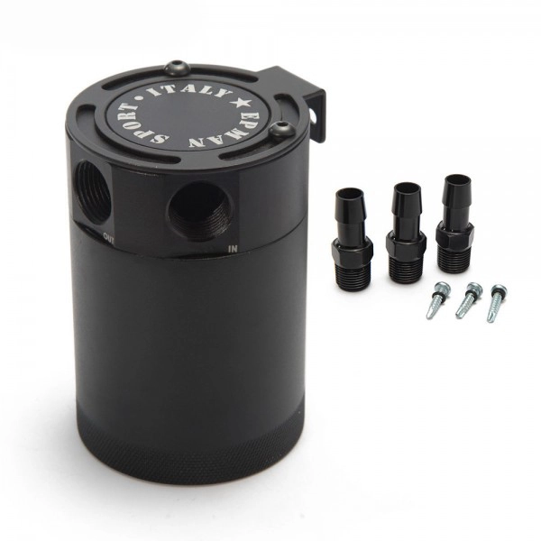 картинка Маслоуловитель 3-ух портовый Epman черный магазин  StreetTuning 