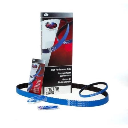 картинка Ремень ГРМ GATES RACING BLUE T167RB 8595-02167 для MMC Evo 7-8-9 4G63Т магазин  StreetTuning 