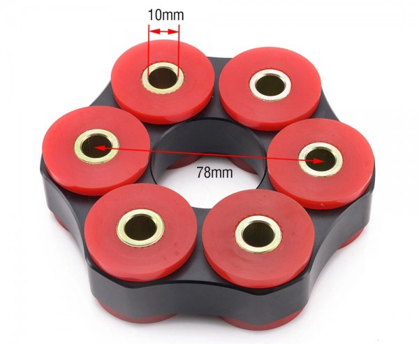 картинка Эластичная муфта кардана для BMW E36, E46 (LK = 78 мм/10 мм) магазин  StreetTuning 