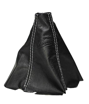 картинка Чехол на КПП Mines, универсальный. Кожа, синяя строчка магазин  StreetTuning 