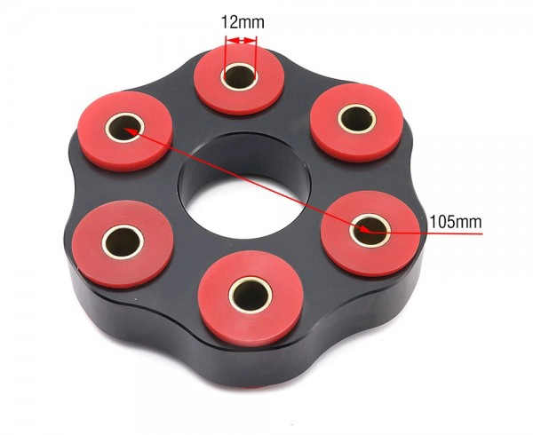 картинка Эластичная муфта кардана для Toyota Supra, Lexus SC300 GS300, 2JZ 1UZ магазин  StreetTuning 