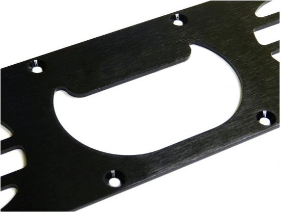 картинка Алюминевые накладки на бампер, черные магазин  StreetTuning 