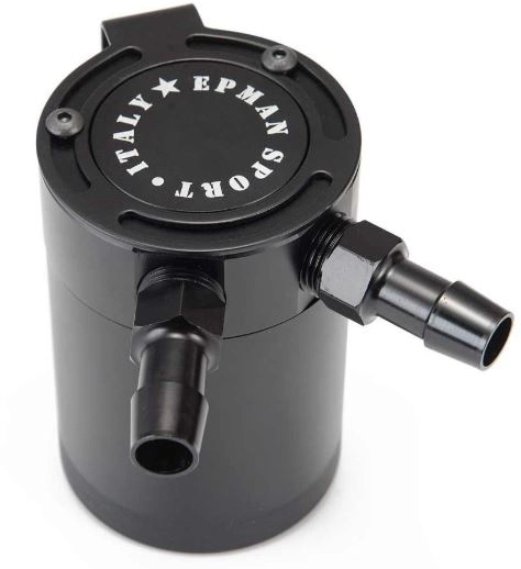 картинка Маслоуловитель 2-ух портовый Epman черный магазин  StreetTuning 